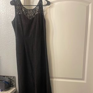 Black lace dress size large